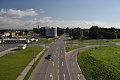 7.8.2010, Ostrava - Svinov, Plato ped demolic, Pohled z mostu (ul. Opavsk) poblz zastvek MHD