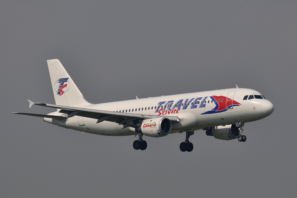 Airbus A320-200, YL-LCB Travel Service, QS-662 Brno - Ostrava - (Hurghada)