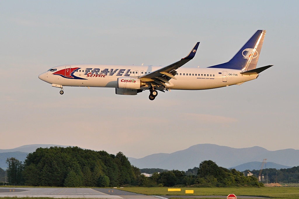 Boeing 737-800, OK-TVK Travel Service, QS-875 Djerba - Ostrava - (Praha), 24.05.2011