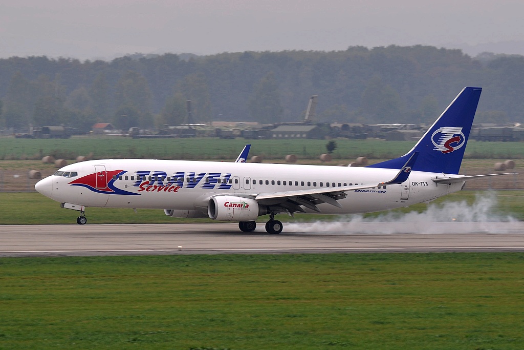 Boeing 737-800 OK-TVN, Travel Service, Ostrava (OSR/LKMT), 22.09.2011