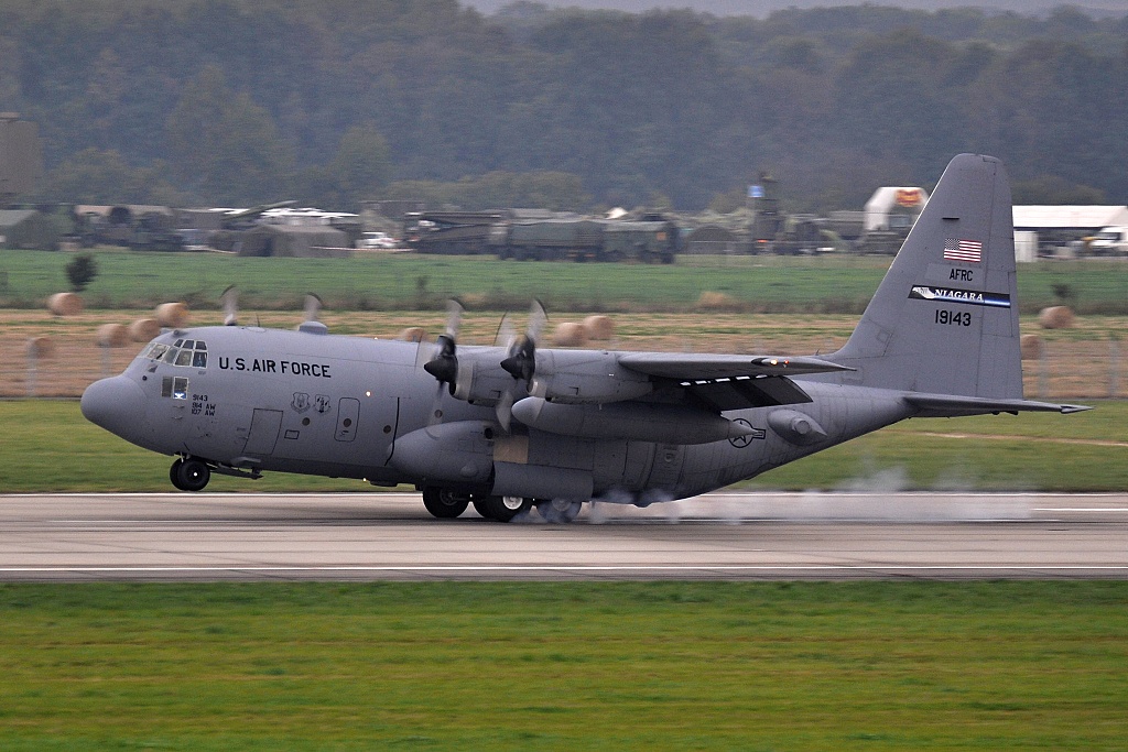 Lockheed C-130H Hercules 91-9143, U.S. Air Force, Ostrava (OSR/LKMT), 22.09.2011