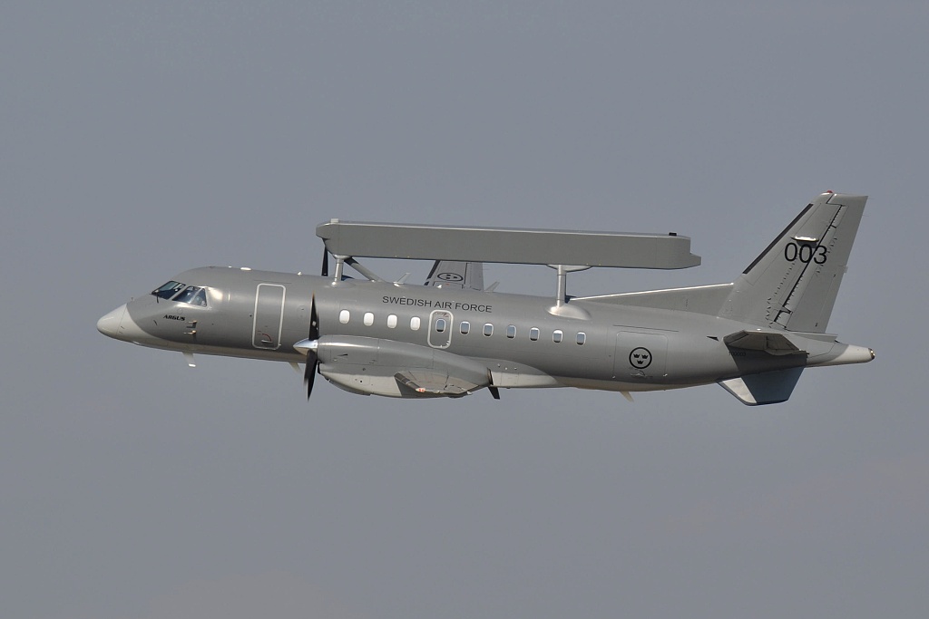 SAAB 340 (S100D Argus) 100003, Swedish Air Force, Ostrava (OSR/LKMT), 26.09.2011