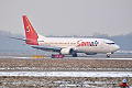 Boeing 737-400 OM-SAA, Samair, CCS-420T Bratislava - Ostrava (přílet na servis do Job Air Technic), 02.02.2012
