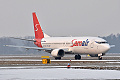 Boeing 737-400 OM-SAA, Samair, CCS-420T Bratislava - Ostrava (přílet na servis do Job Air Technic), 02.02.2012