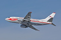 Boeing 737-500 OK-XGC, Czech Airlines, Odlet stroje s novým retro nátěrem z mošnovské lakovny, Ostrava (OSR/LKMT), 21.02.2012