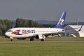 Boeing 737-800 OM-TVA, Travel Service, Bratislava - Ostrava (poziční přelet náhradního stroje z důvodu poruchy OK-TVJ), 24.05.2012