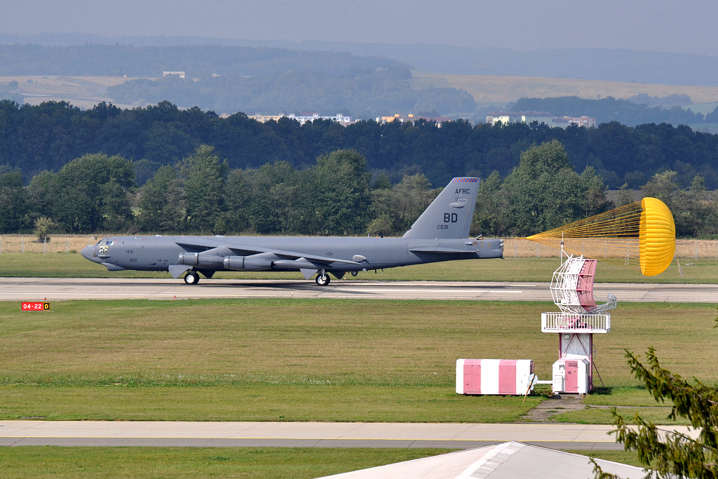 Boeing B-52H-BW Stratofortress 61-0031, U.S. Air Force, Ostrava ( OSR / LKMT ), 18.09.2012