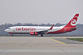 Boeing 737-800 D-ABAS, Air Berlin, BER650X Mnichov - Ostrava, přílet do lakovny, 18.11.2012