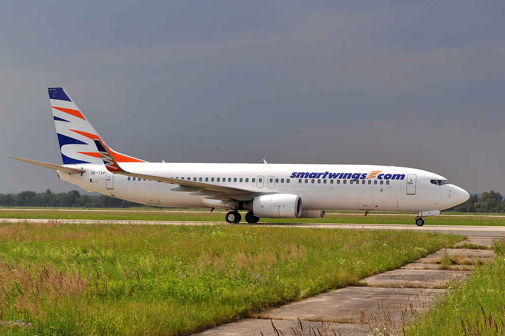 Boeing 737-800 OK-TVP, Travel Service, QS-2975 Burgas - Ostrava, 10.07.2013