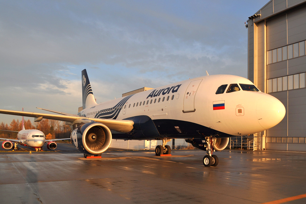 Airbus A319-100 VP-BUN, Aurora, Ostrava ( OSR / LKMT ), 18.11.2013
