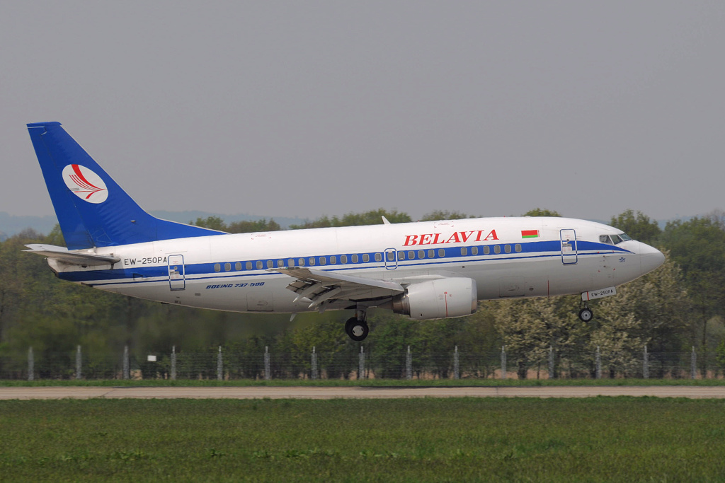 Boeing 737-500 EW-250PA, Belavia ( BRU / B2 ), Ostrava ( OSR / LKMT ), 30.04.2015