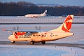 ATR42-500 OK-KFN, Czech Airlines (OK/CSA), Posledn let OK025 Ostrava - Praha, Ostrava ( OSR / LKMT ), 11.01.2019